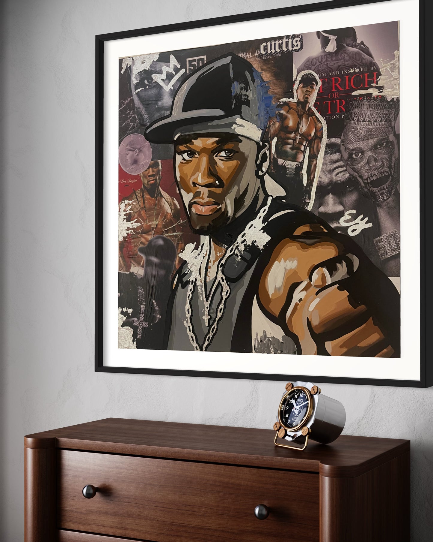 30x30 poster print 50 cent