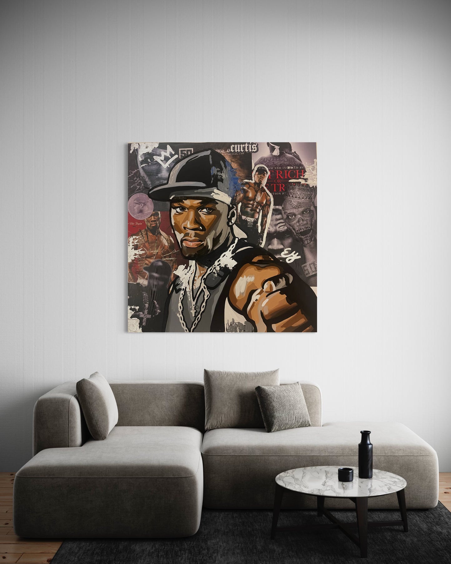 30x30 poster print 50 cent
