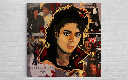 30x30 poster print Michael Jackson