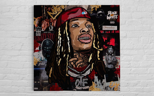 30x30 poster print king von