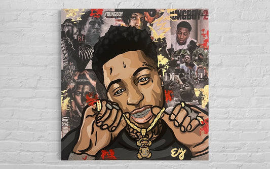 30x30 poster print nba youngboy