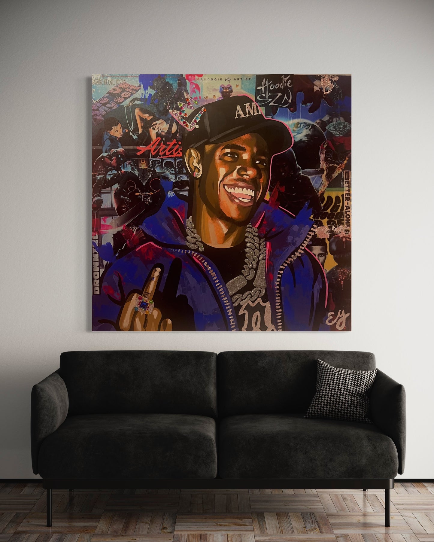 30x30 inch a boogie poster print art