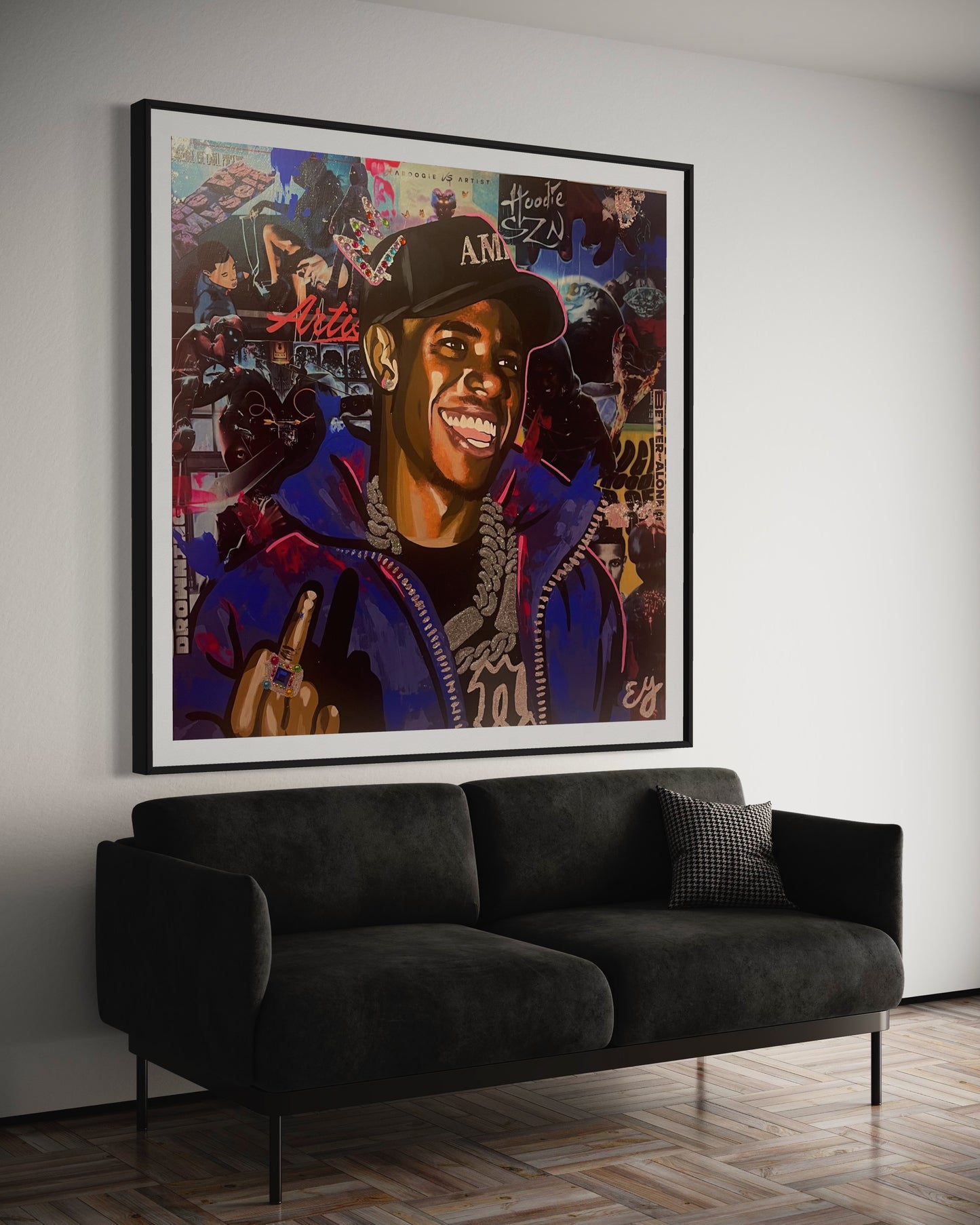 30x30 inch a boogie poster print art