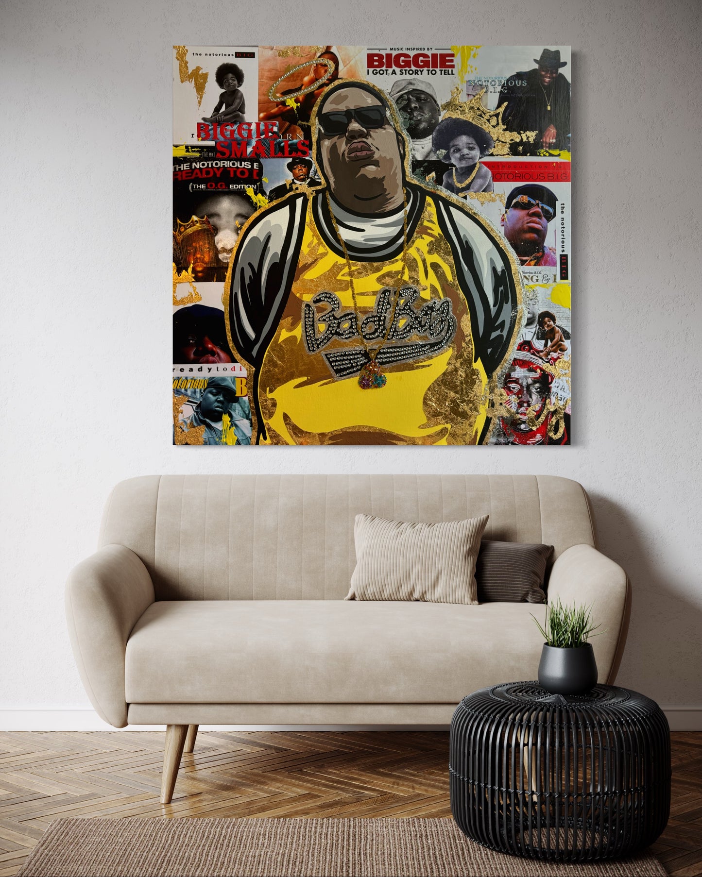 Biggie poster print art size 30x30 inches