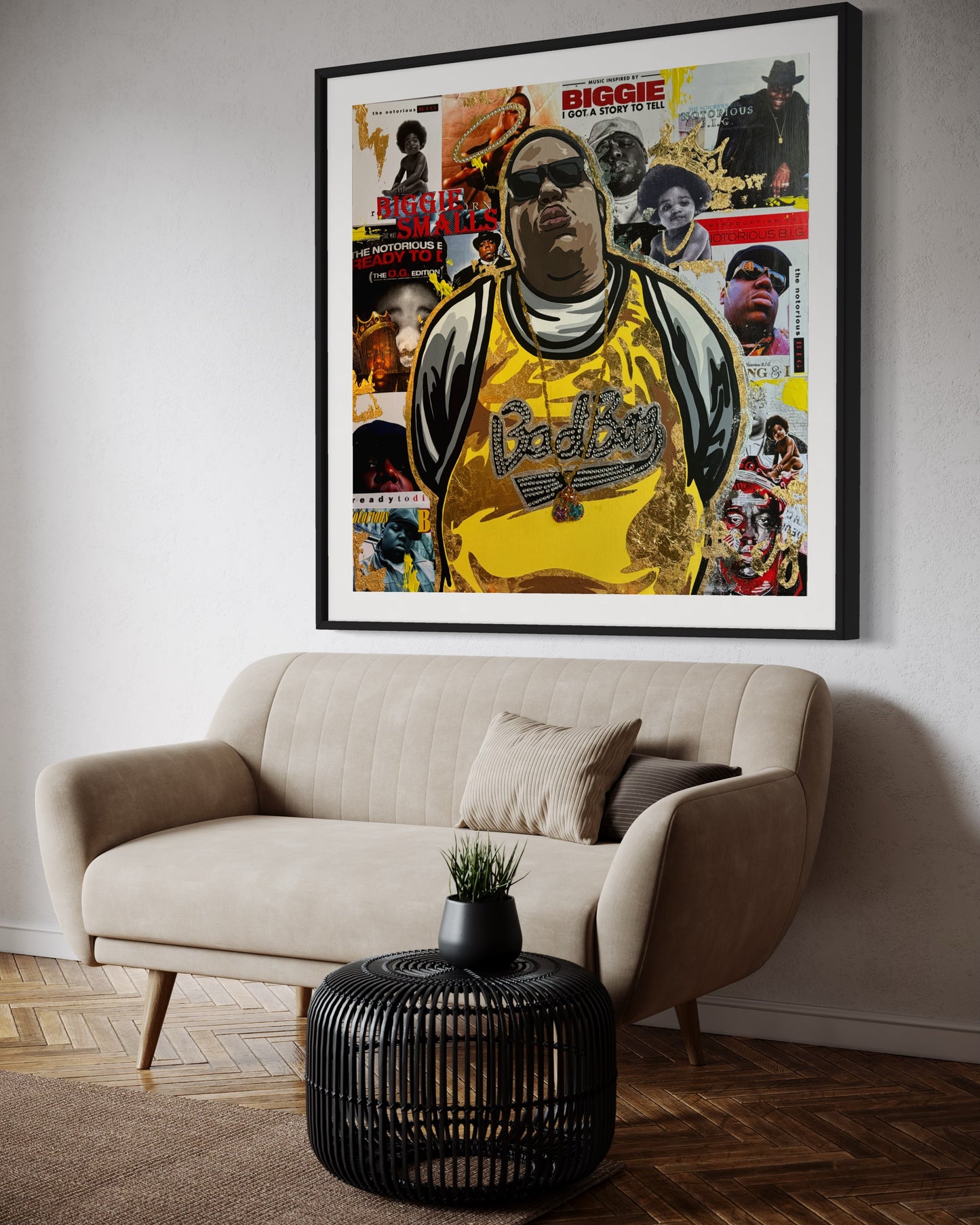 Biggie poster print art size 30x30 inches