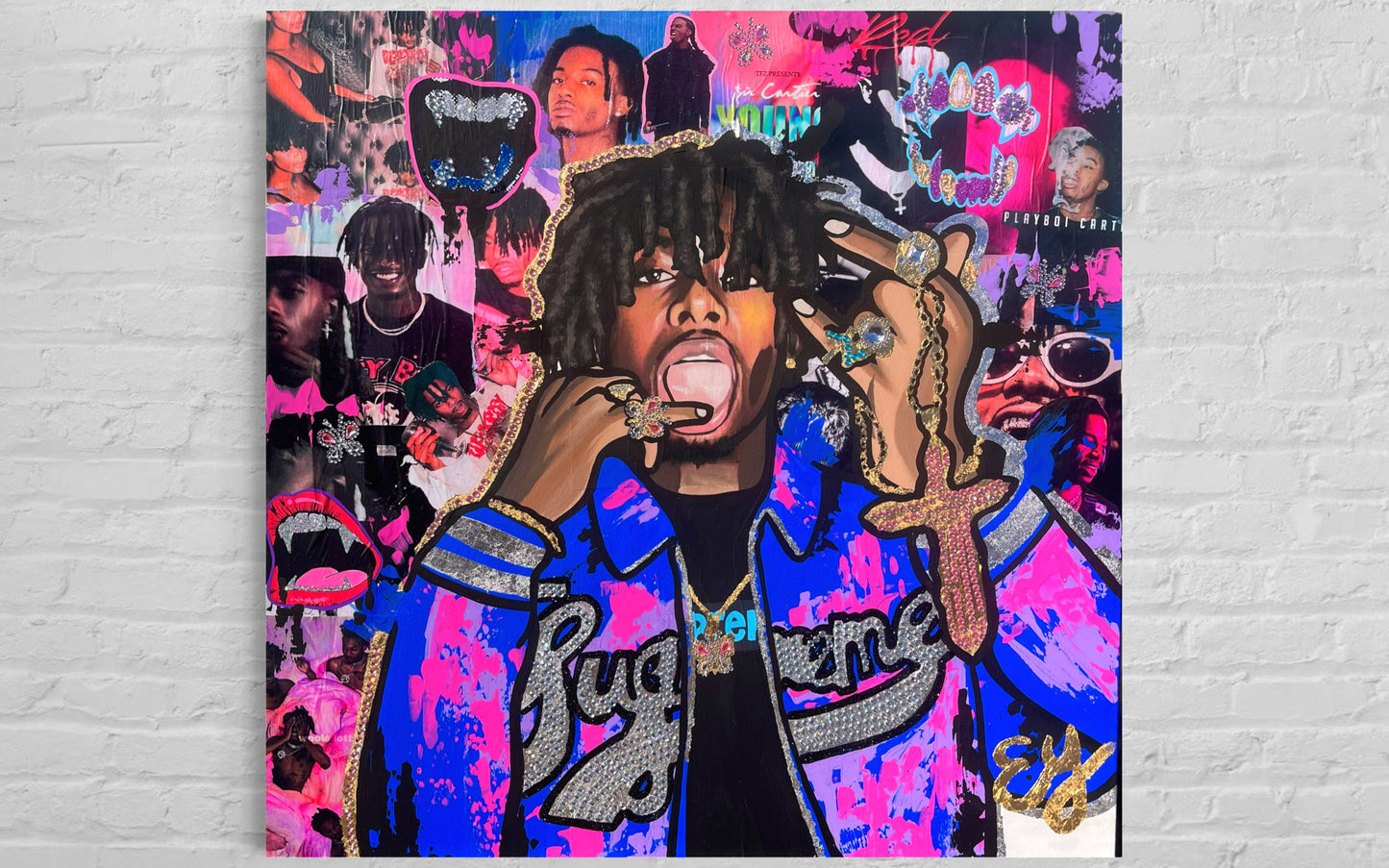 30x30 inch playboi carti poster print