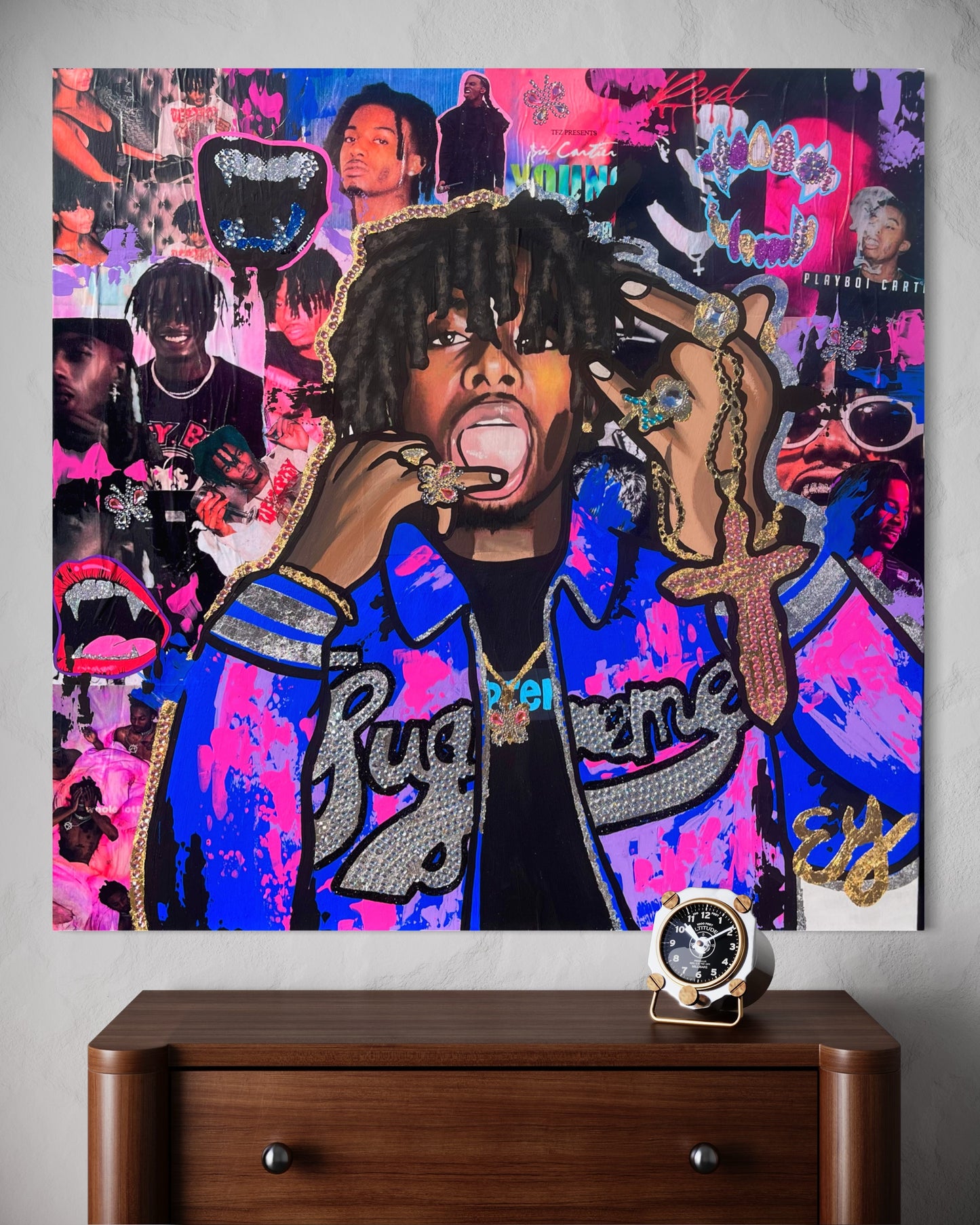 30x30 inch playboi carti poster print