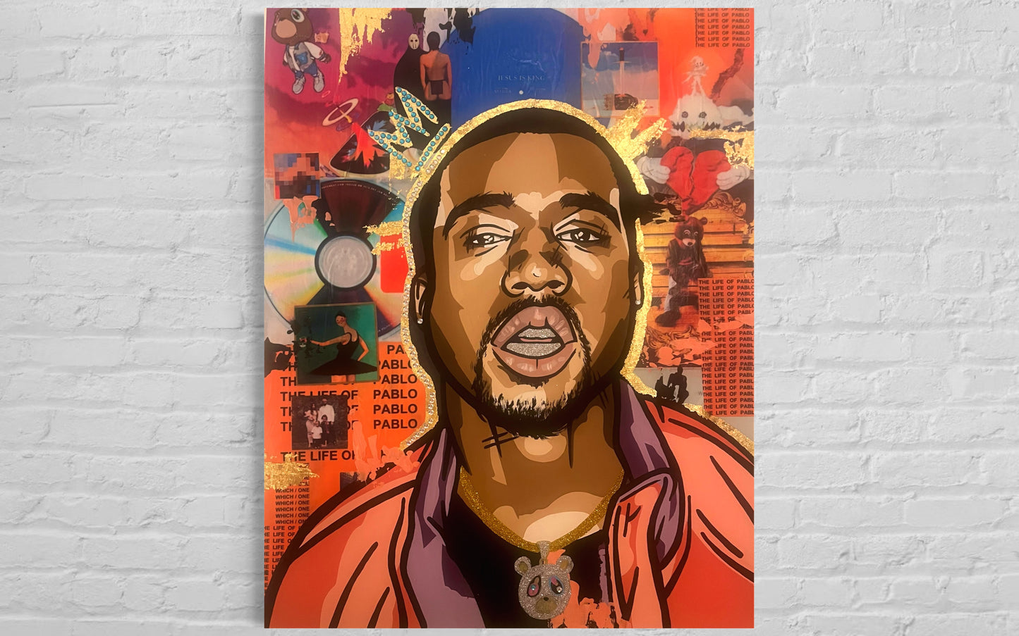 24x30 Kanye poster print art