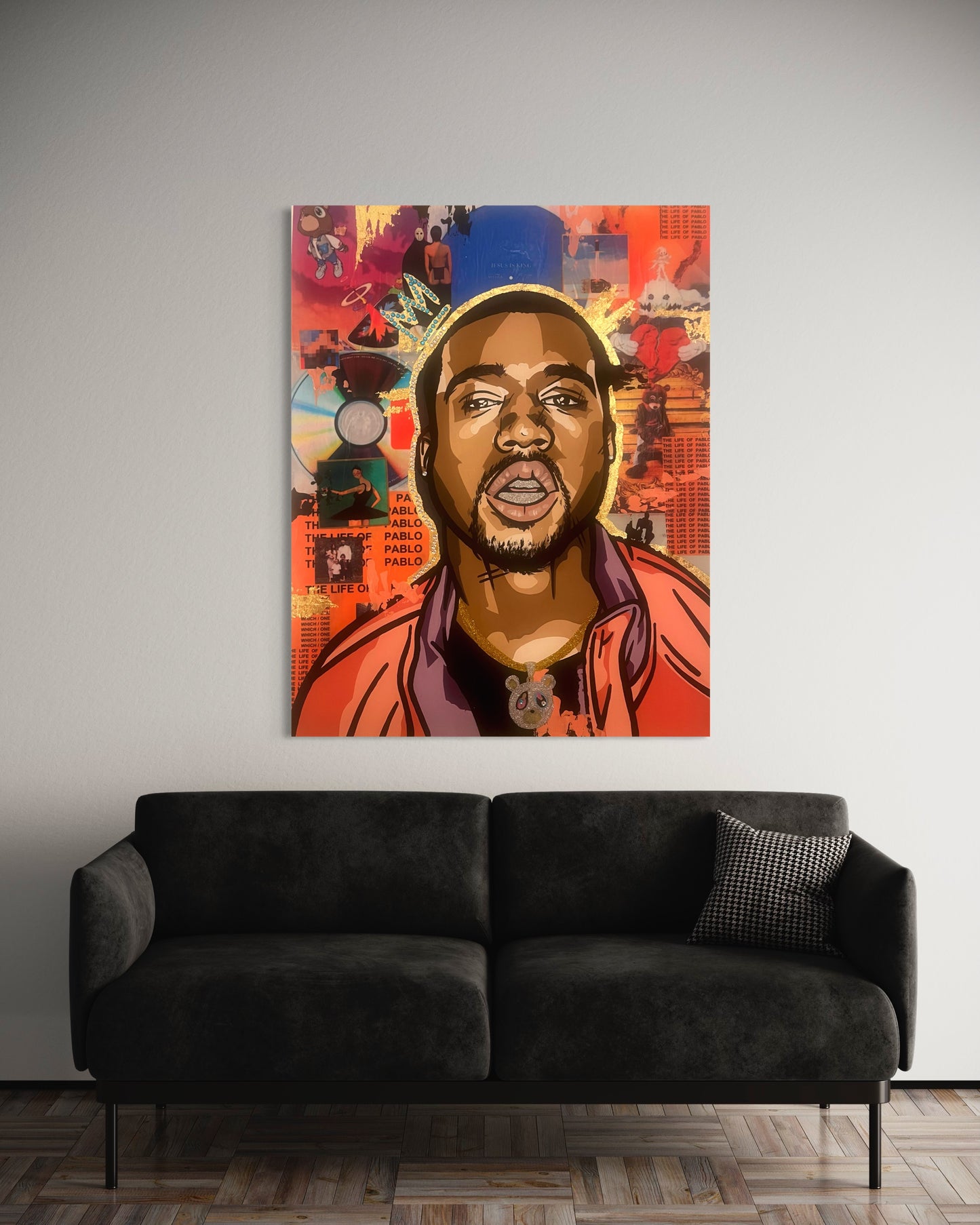 24x30 Kanye poster print art