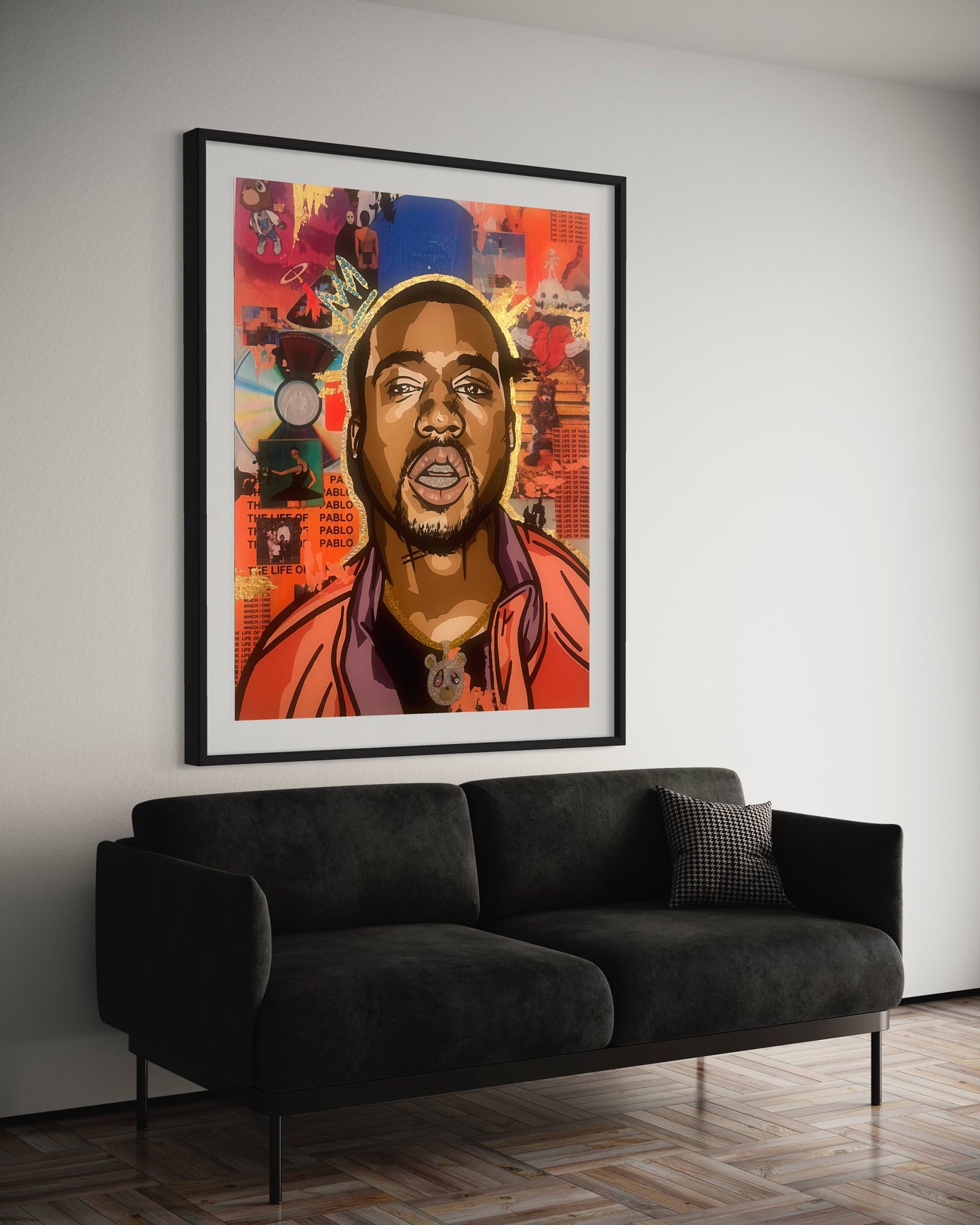 24x30 Kanye poster print art