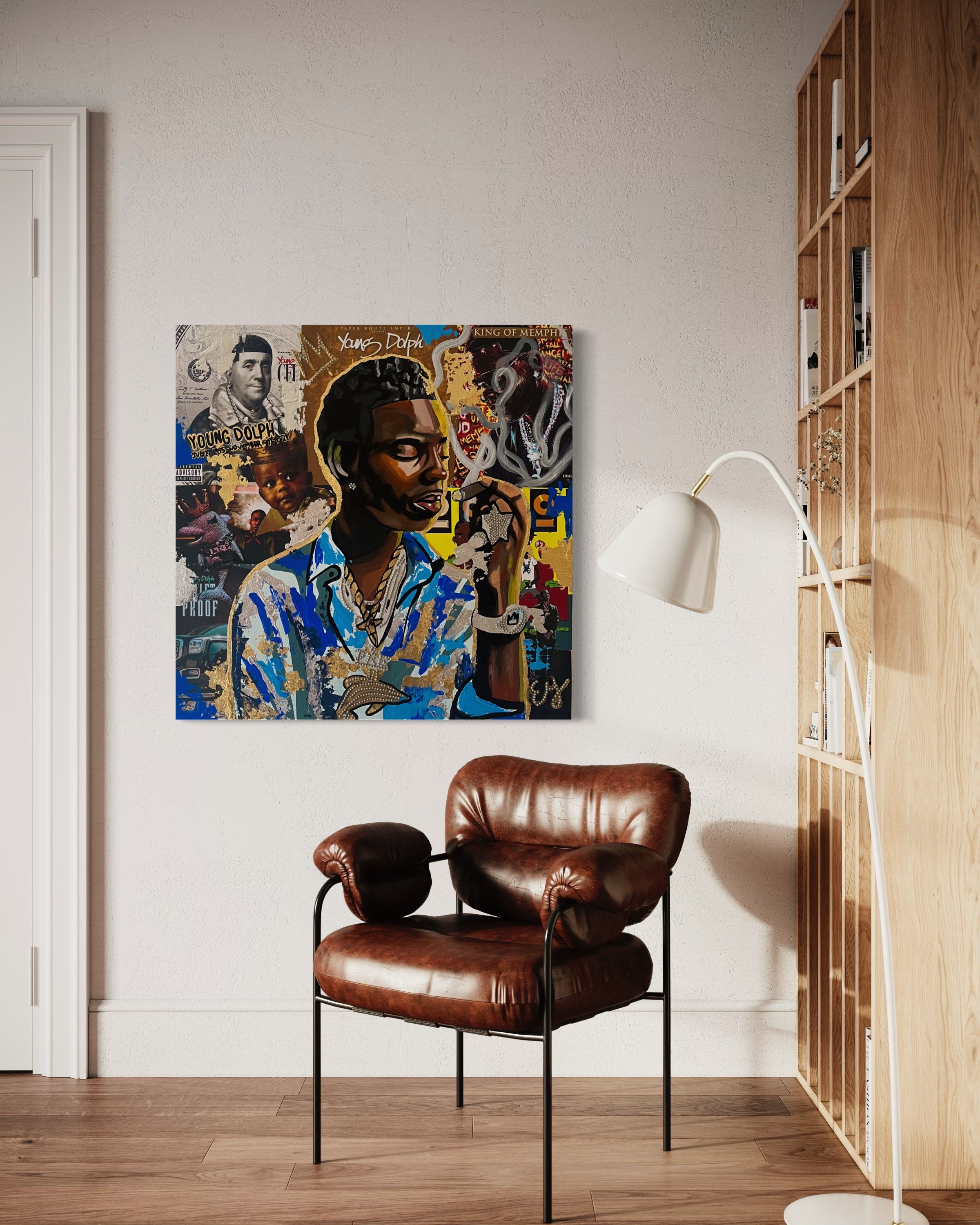 30x30 poster print young dolph – Ey art studio