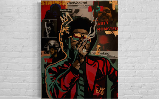 24x30 inch the weeknd poster print art