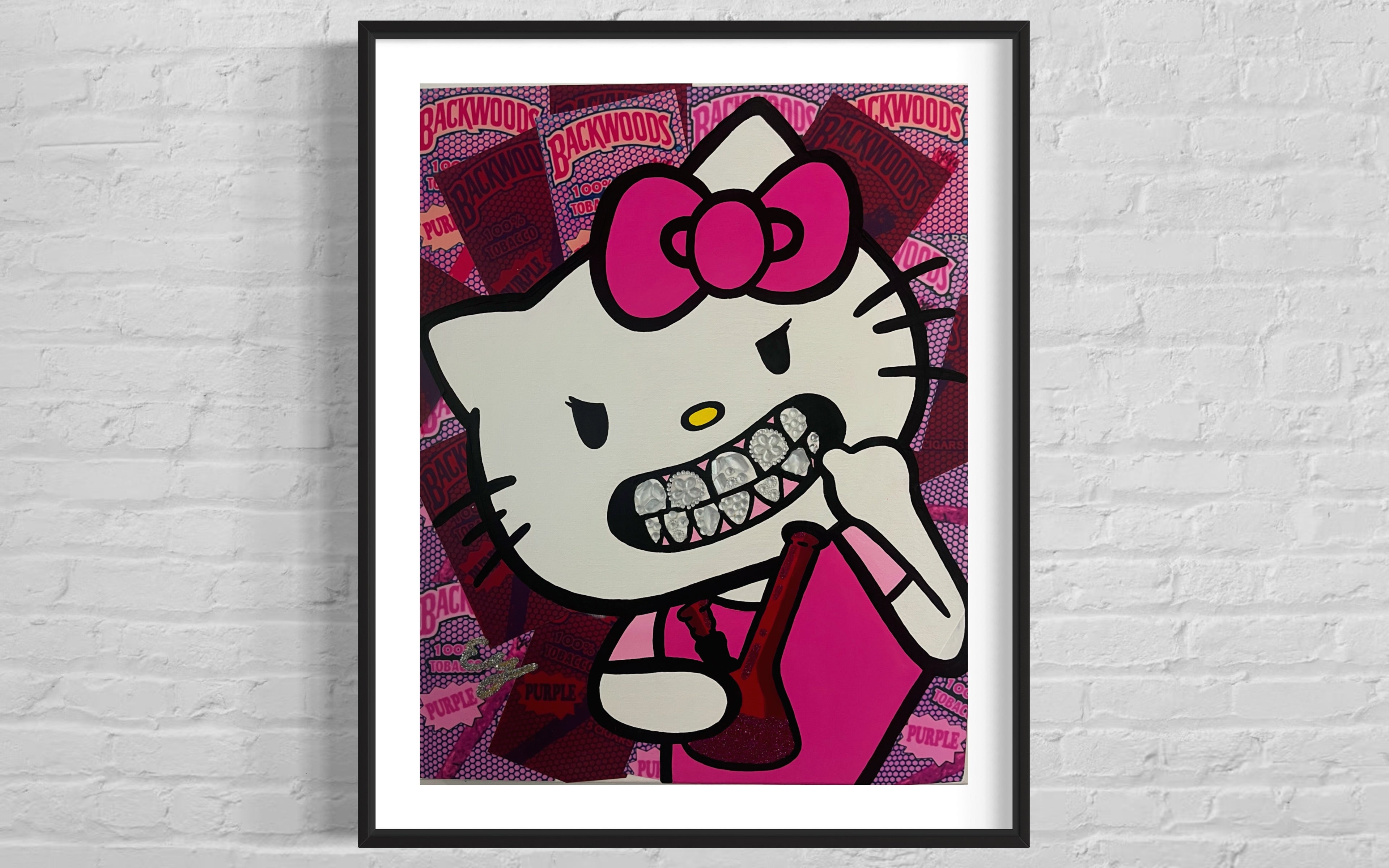 Hello kitty art print authentic poster